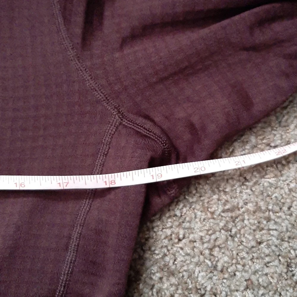 PATAGONIA R1 REGULATOR FLEECE HALF ZIP PULLOVER BROWN M MEDIUM WAFFLE POLARTEC - Picture 6 of 10